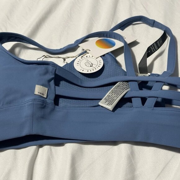 New Vuori Yosemite Longline Bra Light French Blue Women's Small S $64 - Picture 2 of 5